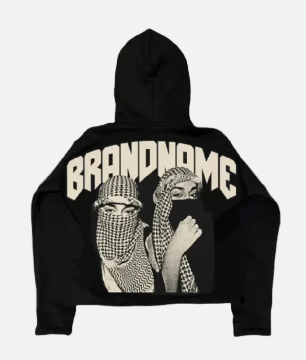 Billionaire Studios Brand Name Black Hoodie