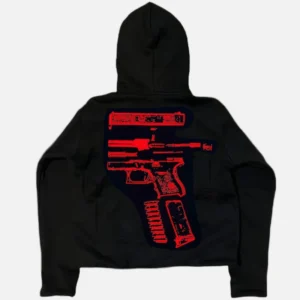 Billionaire Studios In Glock We Trust Hoodie Black/Red