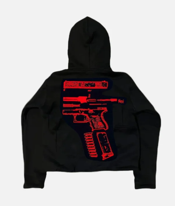 Billionaire Studios In Glock We Trust Hoodie Black/Red