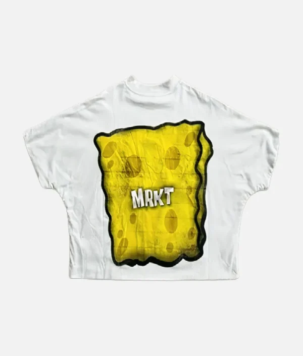 Billionaire Studios Mrkt Cheese Logo Tee White