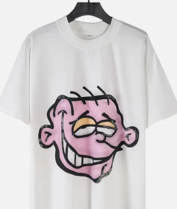 Billionaire Studios New Fashion Head Printed Tee Off White