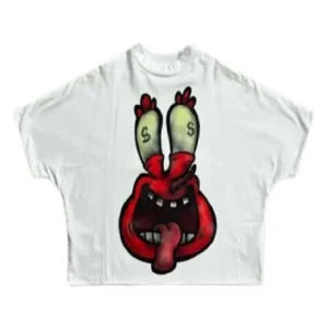 Billionaire Studios Red Snail Logo Tee White