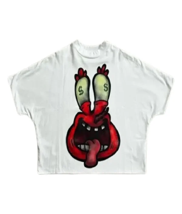 Billionaire Studios Red Snail Logo Tee White