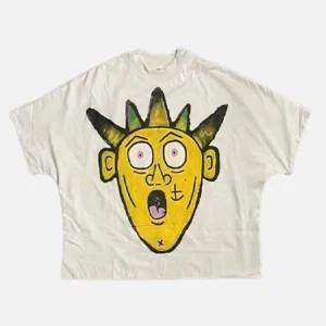 Billionaire Studios Yellow Logo Tee White